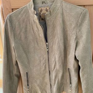 Downtown Coalition Faux Leather Jacket - M